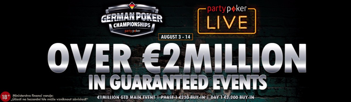 6 - 14 Aug 2017 -  partypoker German Poker Championships